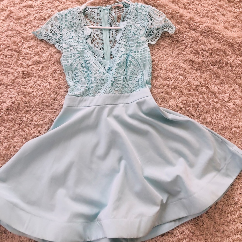 Mint cocktail dress